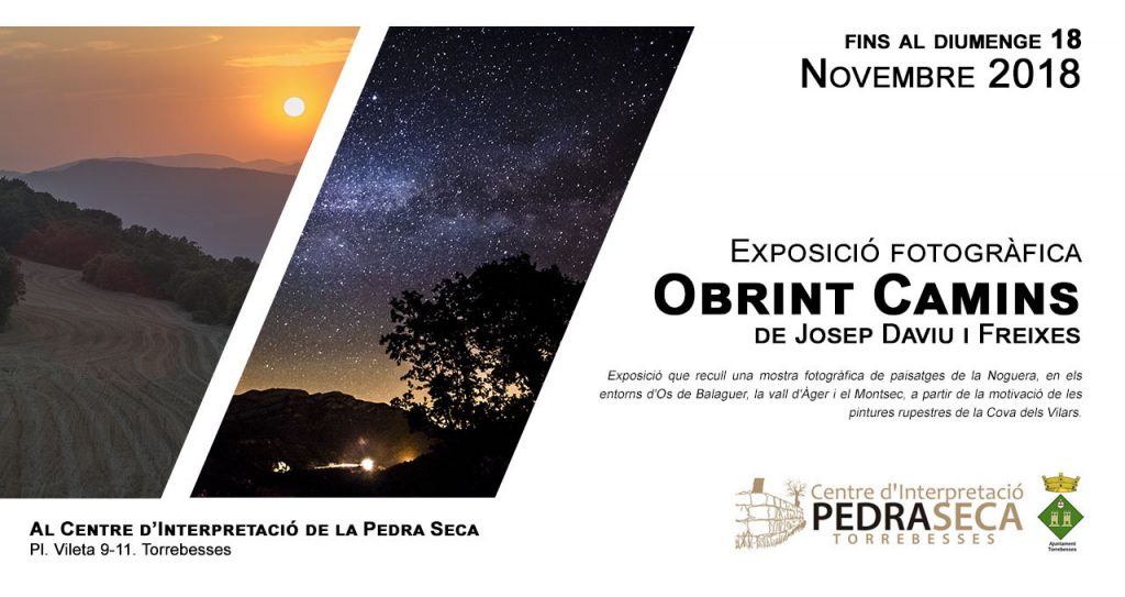 Exposició Obrint Camins de Josep Daviu. Fins al 18 de novembre de 2018.